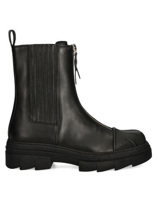 Furla Women's Black Zip Detail Boots
