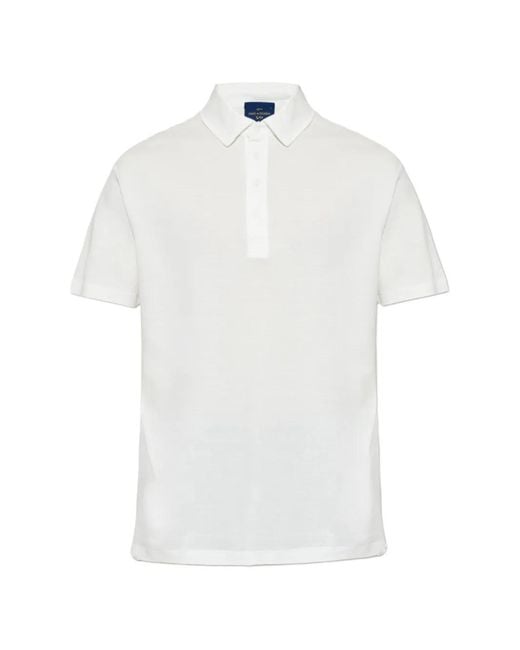 Paul & Shark Poloshirt mit kurzen Ärmeln in White für Herren