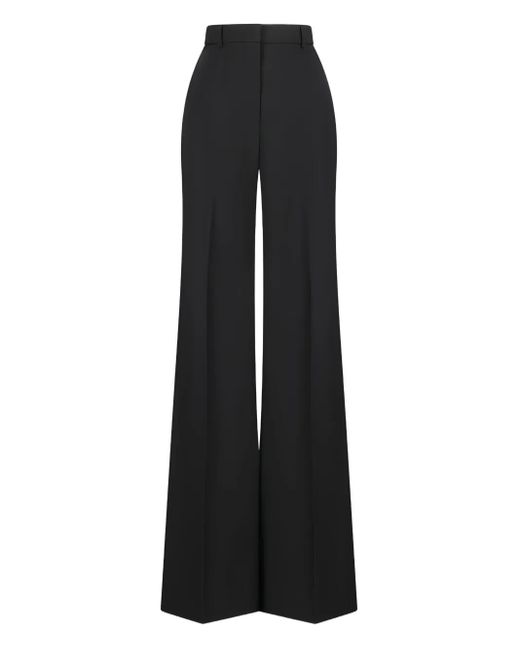 Pantalones anchos de talle alto Sportmax de color Black
