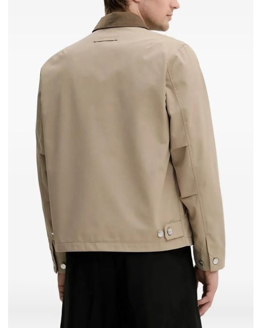 Samsøe & Samsøe Natural Corduroy-Collar Zip-Front Jacket for men