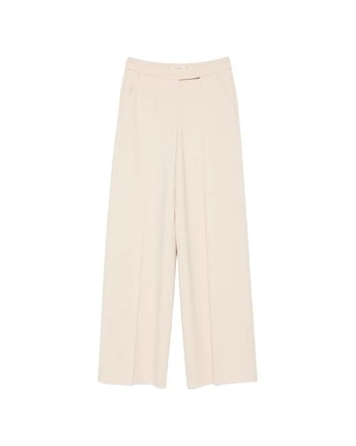 Dorothee Schumacher White Concealed-Fastening Palazzo Pants