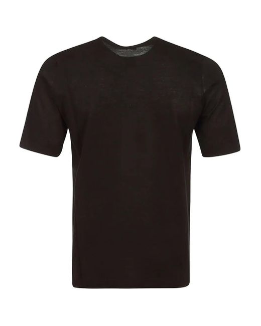 Alpha Industries Black Crew-Neck Short-Sleeve T-Shirt for men