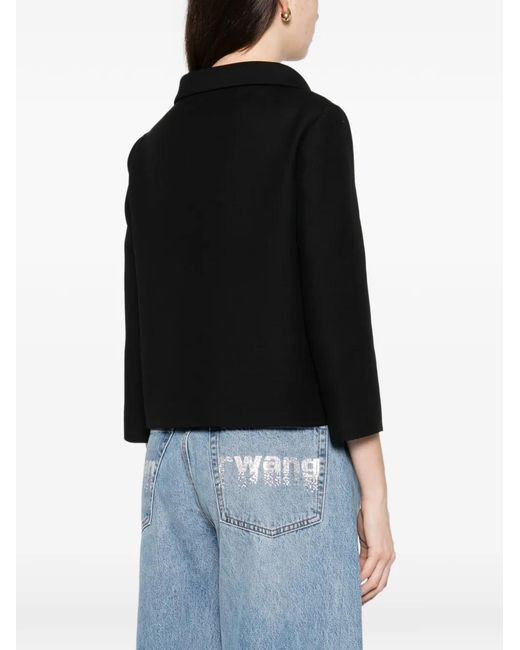 Valentino Garavani Black Flap-Pockets Jacket