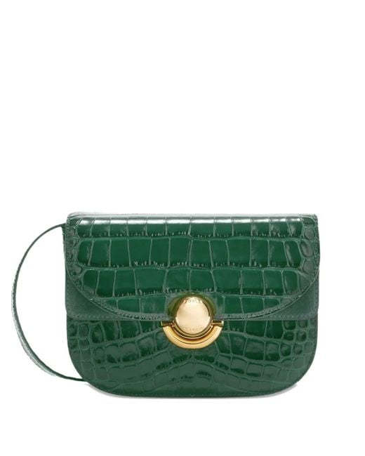 Furla Sfera クロコパターン ショルダーバッグ Green