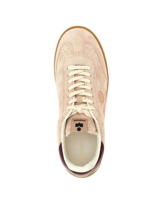 Isabel Marant Pink Logo-Detail Sneakers