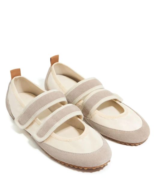 Bimba Y Lola タッチストラップ フラットシューズ Natural