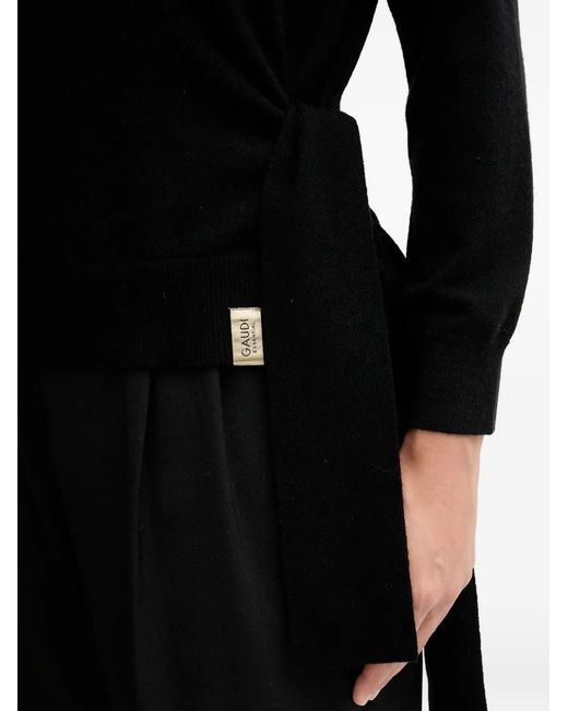 GAUDI Black Turtleneck Sweater