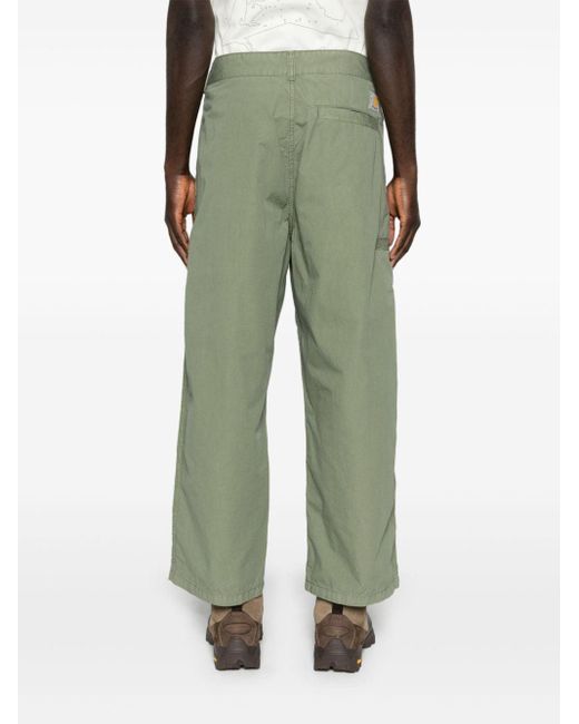 Carhartt Green Colston Straight-leg Trousers for men