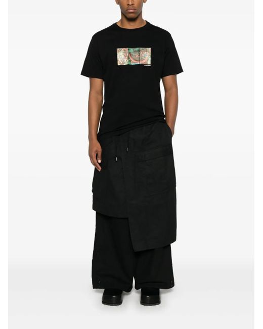 Maharishi Black Snake Triptych T-Shirt for men