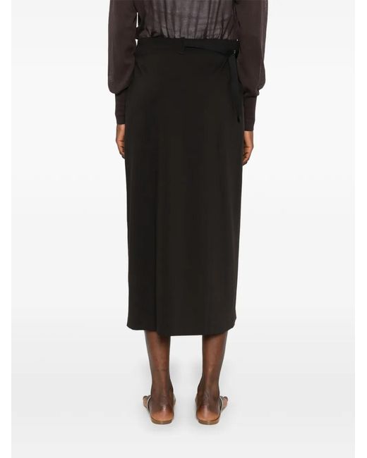 Paloma Wool Blont Midi-Wikkelrok Met Split in het Black