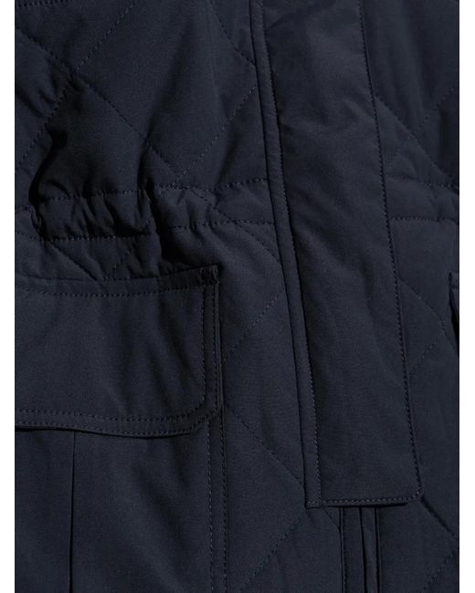 Rethinkit Studios Blue Quilted-Pattern Jacket