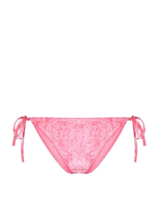 Forte Forte Bikinislip Met Gestrikte Zijkanten in het Pink