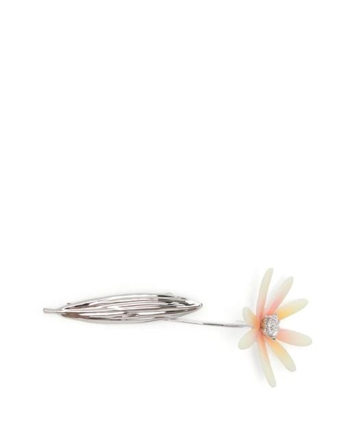 YVMIN White Barrette À Fleurs