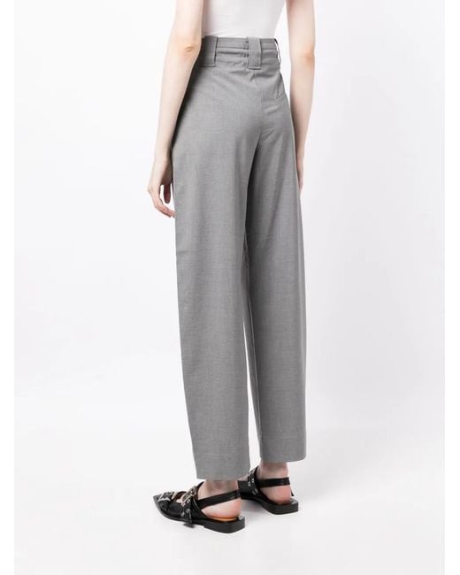 Ganni Gray 'Drapey' Pants