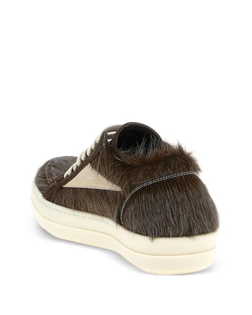 Rick Owens Brown Vintage Sneakers