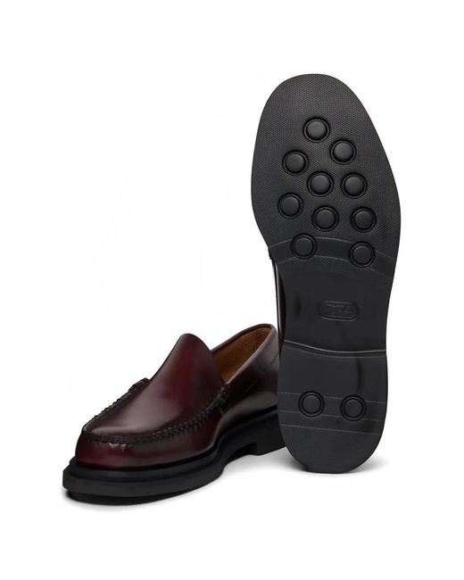G.H.BASS White Weejuns Venetian Step Loafers for men