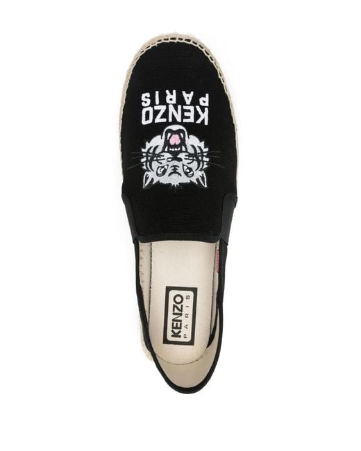KENZO Espadrilles Mit Tigerkopf in Black für Herren
