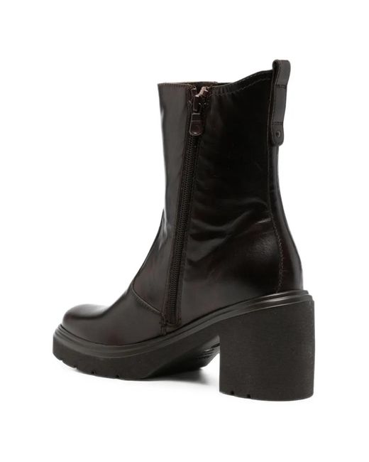 Nero Giardini Black Elasticated Side-Panel Ankle Boots