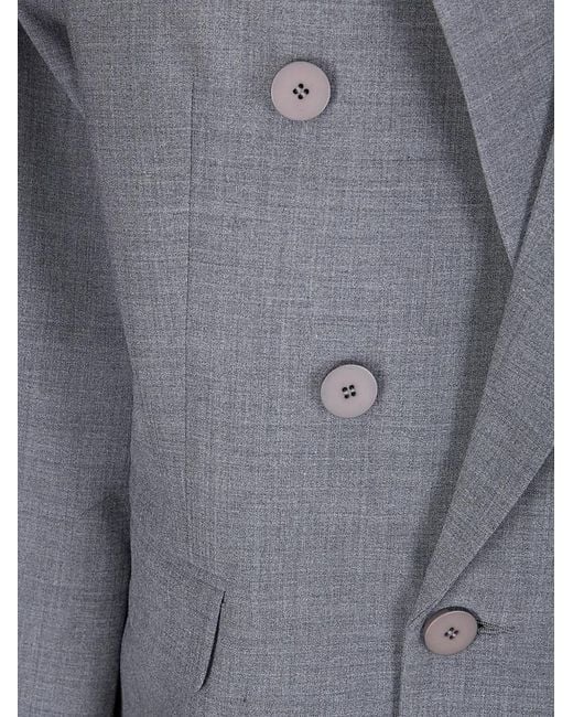 OTTOLINGER Gray Oversized Buttoned Blazer