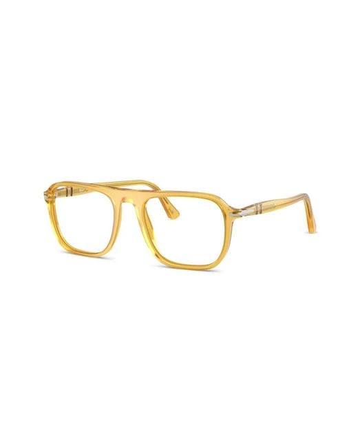 Persol Metallic Jacques Oversize-Frame Glasses