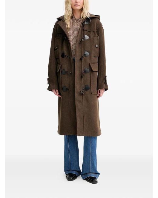 Munthe Natural Leverna Hooded Toggle Coat