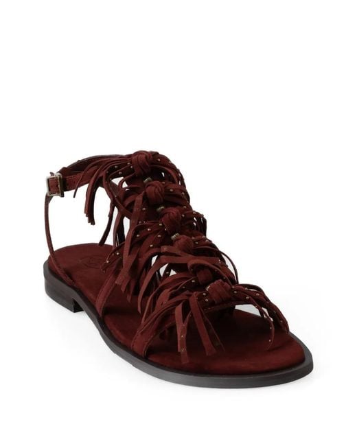 Ash Brown Panic Sandals