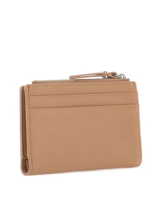 Gianni Chiarini Natural Dollaro Grained-Leather Wallet