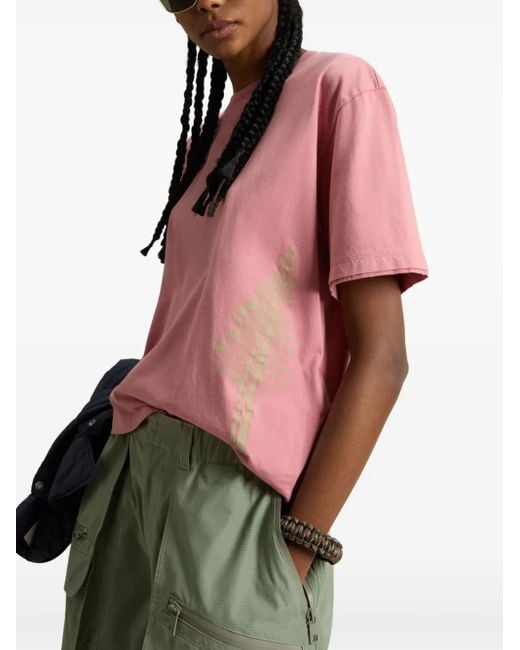 Woolrich Pink Cotton T-Shirt