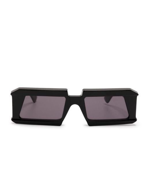 Kuboraum Black Rectangle-frame Sunglasses