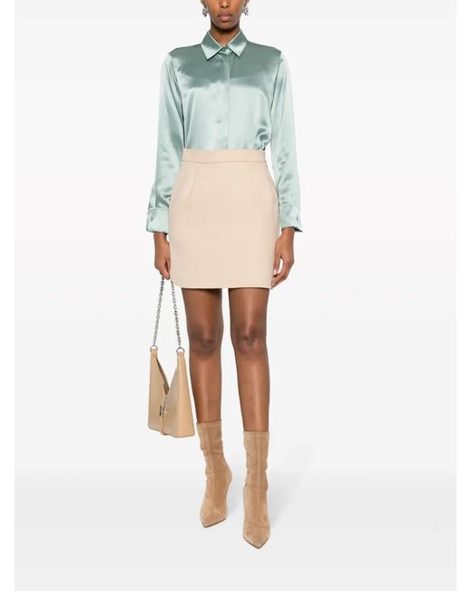 Max Mara Natural Wool Mini Skirt