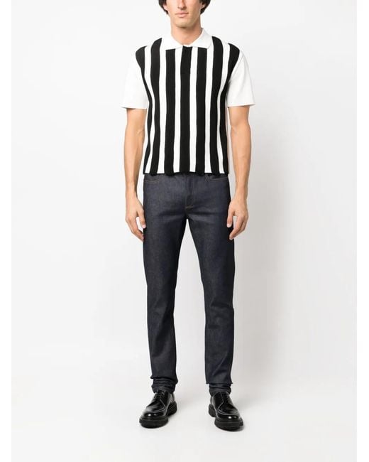 A.P.C. Blue Straight-Leg Jeans for men