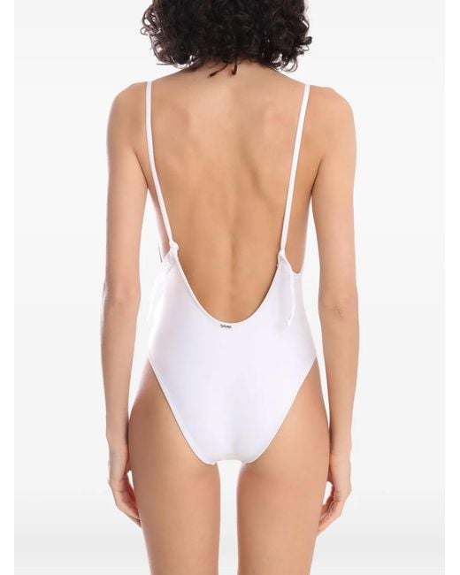 Amir Slama White Beach Team Swimsuit