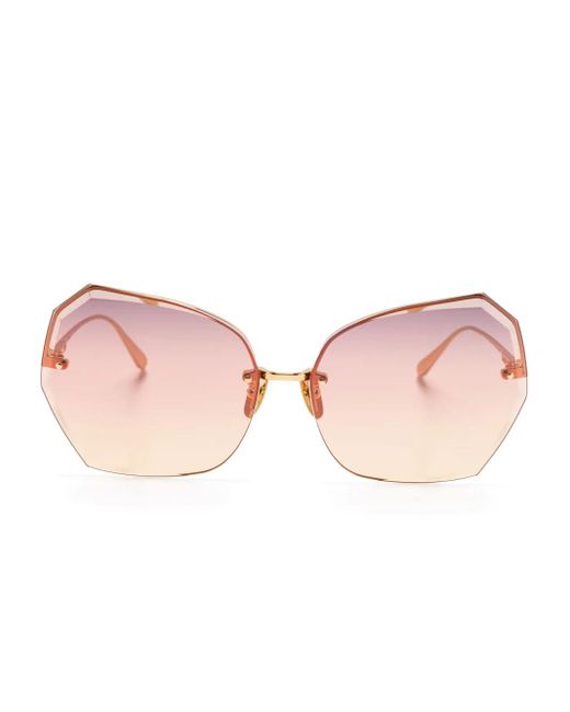 Linda Farrow Pink Lila Sunglasses