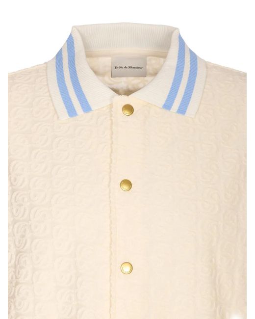 Drole de Monsieur Natural Short-Sleeve Shirt for men