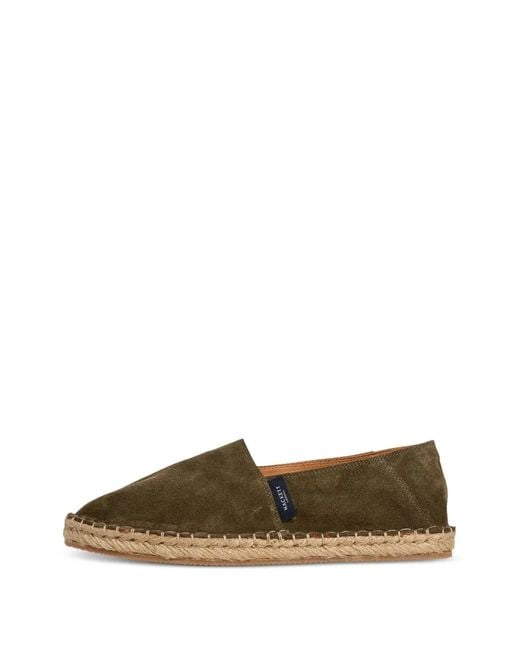 Hackett Green Baywatch Suede Espadrilles for men