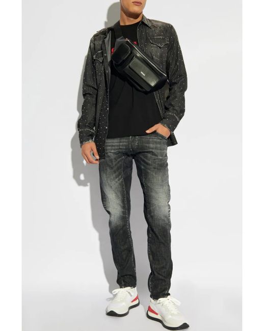 DSquared² Black T-Shirts And Polos for men
