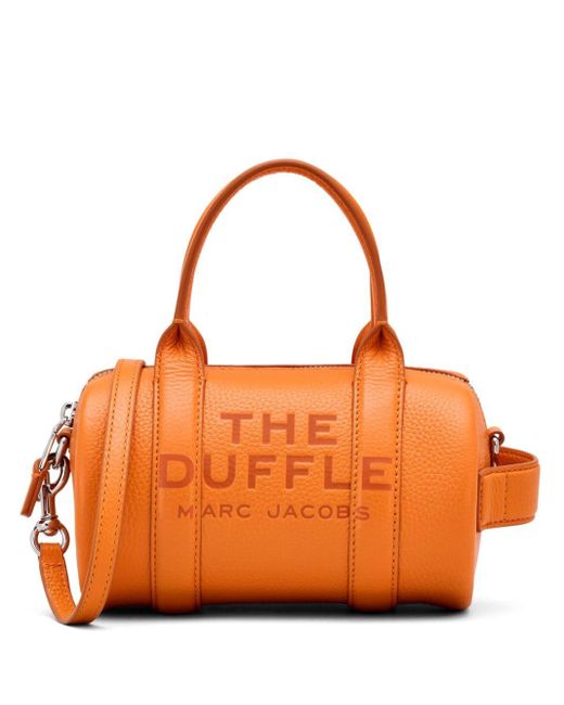 Marc Jacobs Orange The Leather Mini Duffle Bag