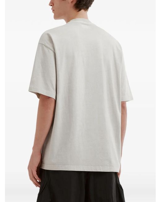Izzue White T-Shirt À Manches Courtes for men
