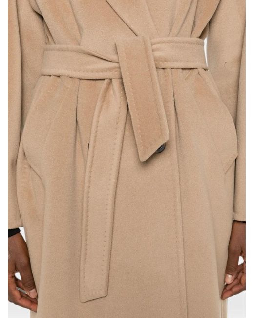 Max Mara Natural 101801 Icon Double-Breasted Coat