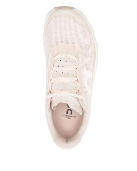 On Shoes White Cloudmonster Void Sneakers