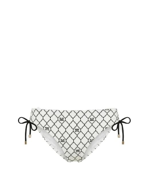 Max Mara White Sibilla Bikini Bottoms