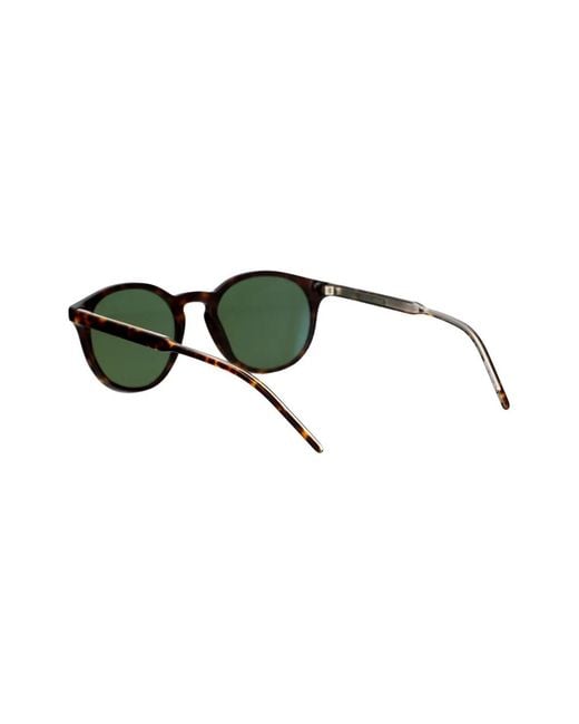 Giorgio Armani Green Round-Frame Sunglasses for men