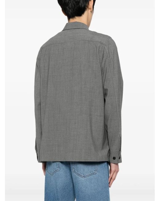 Camisa de manga larga Paul Smith de hombre de color Gray