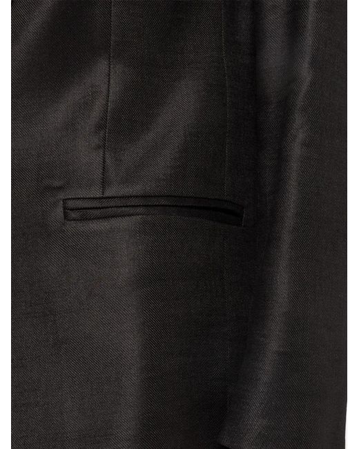 Nissa Black Single-Breasted Blazer