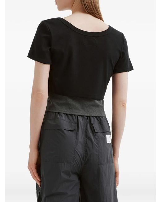 Izzue Black Zip T-Shirt