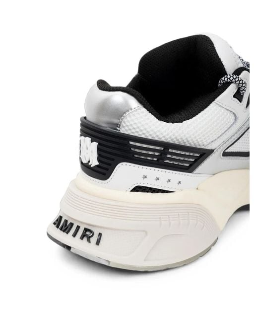 Amiri White Ma-Runner Panelled Sneakers for men