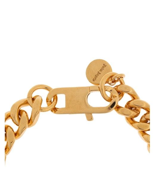 Palm Angels Metallic Logo Chain Bracelet