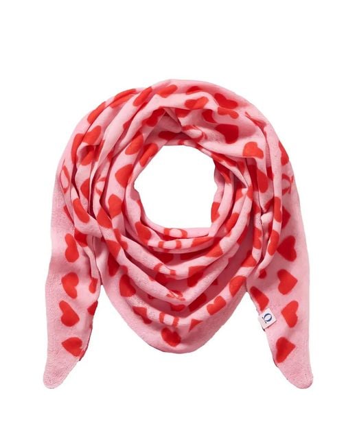 Himalaya Clothing Red Heart Print Scarf