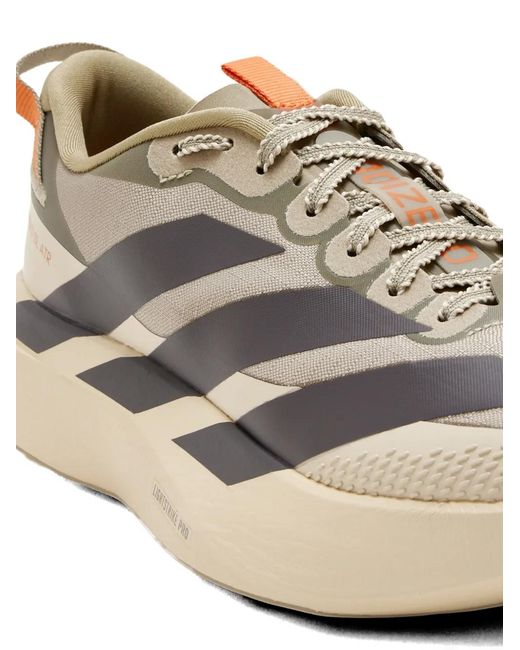 Adidas White Adizero Evo Sl Atr Running Sneakers
