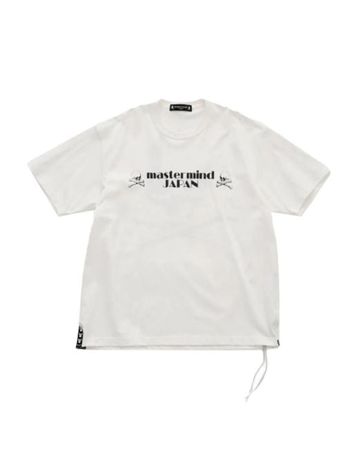 Camiseta con motivo de calavera MASTERMIND WORLD de hombre de color White